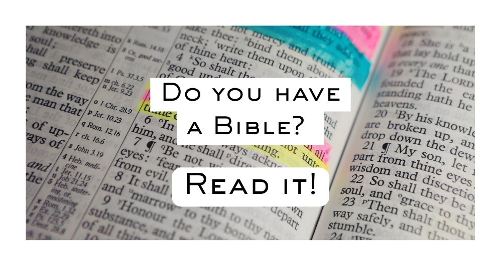 You Have a Bible?