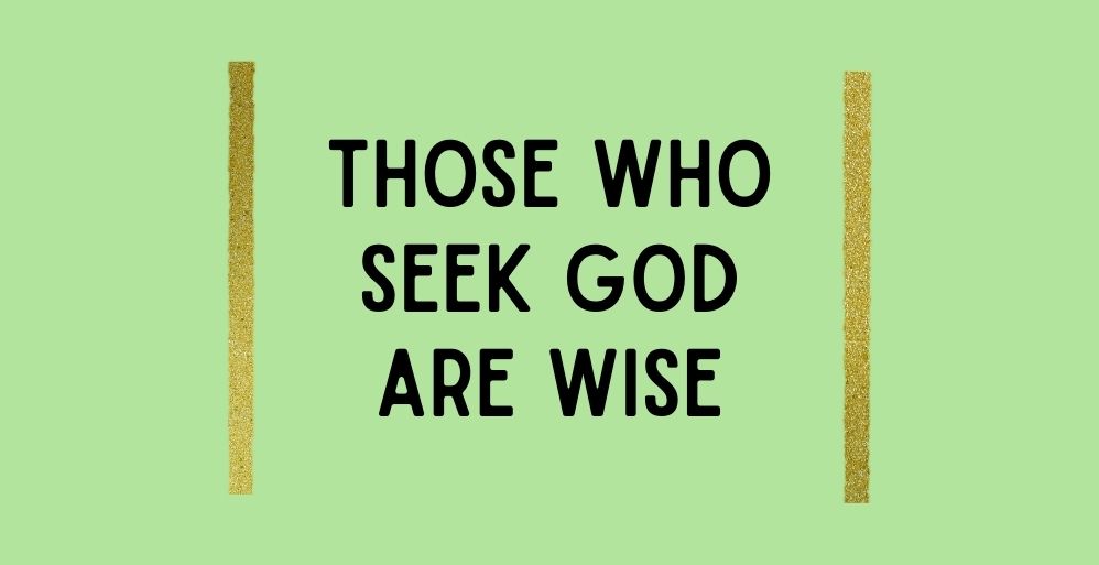 Wise Men Still Seek Him