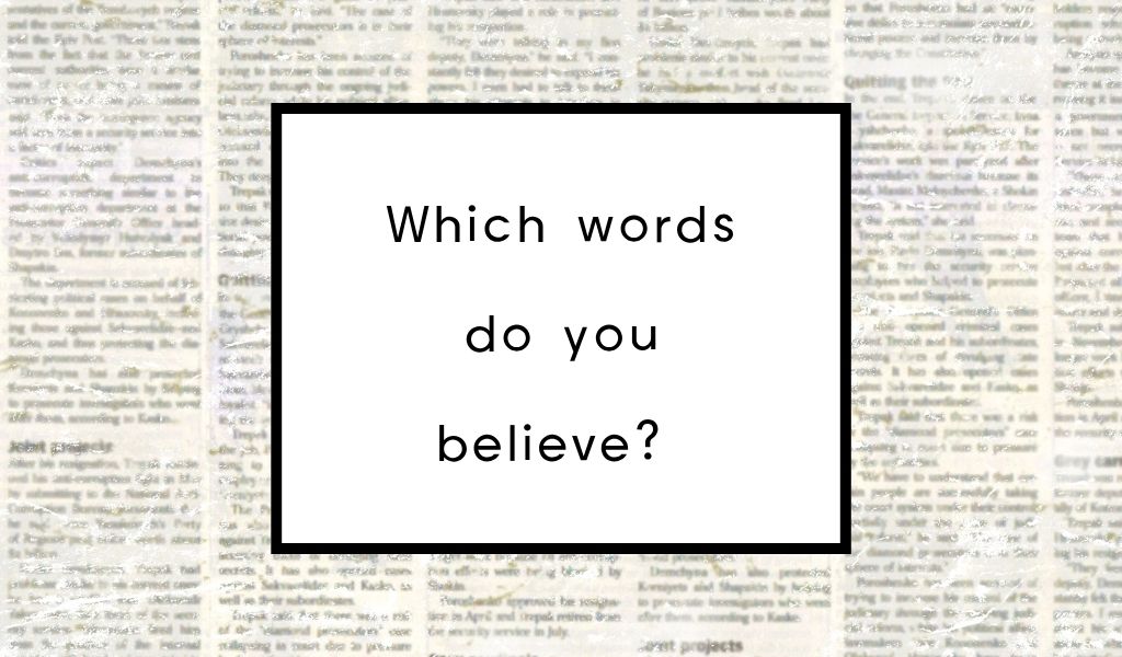 Which Word is True?