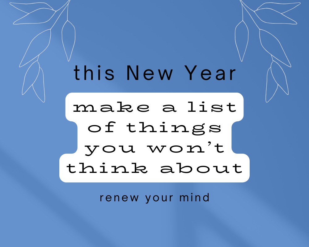 Don’t Think About it