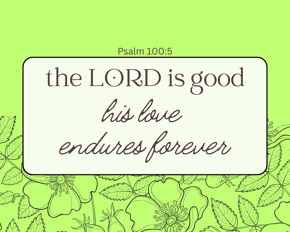 God Loves Me the Same on Good Days and Bad Days