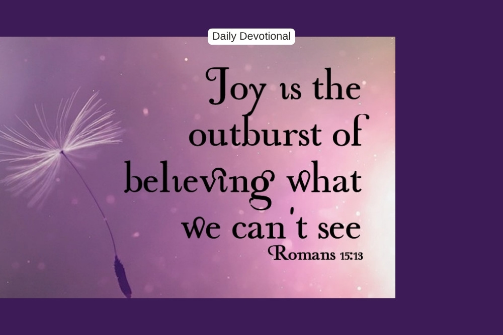What God Already Gave – JOY