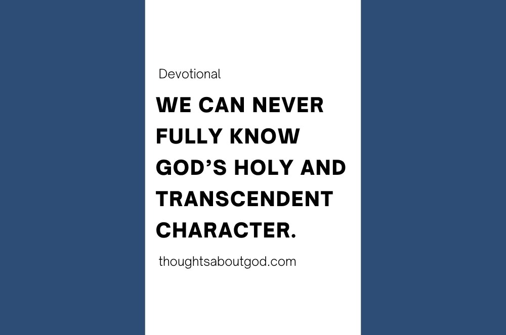 God’s Ways