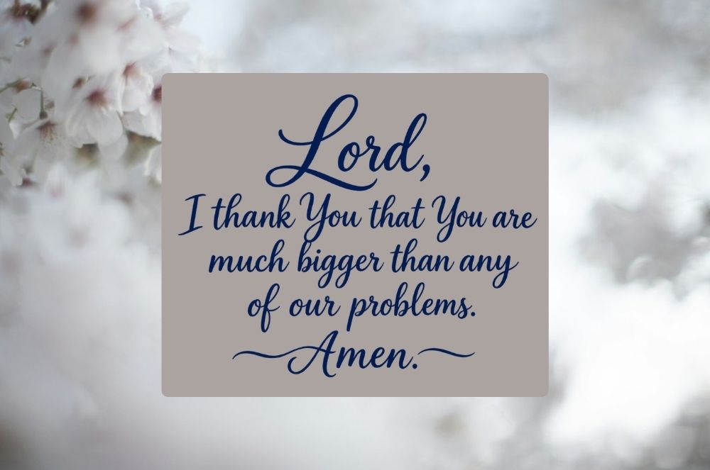 God is Bigger than All My Problems