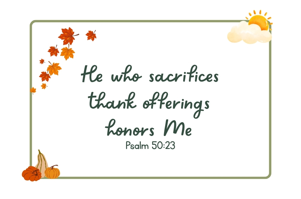 Thank Offerings