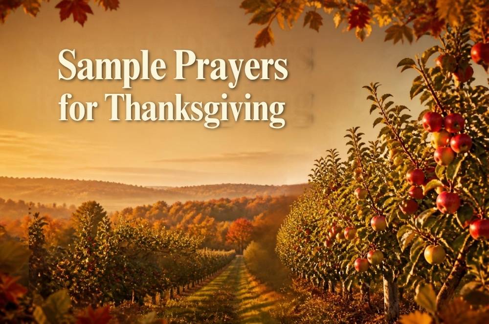 Thanksgiving Day Sample Prayers