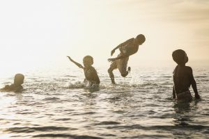 children playing