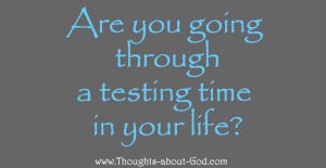 Time of testing